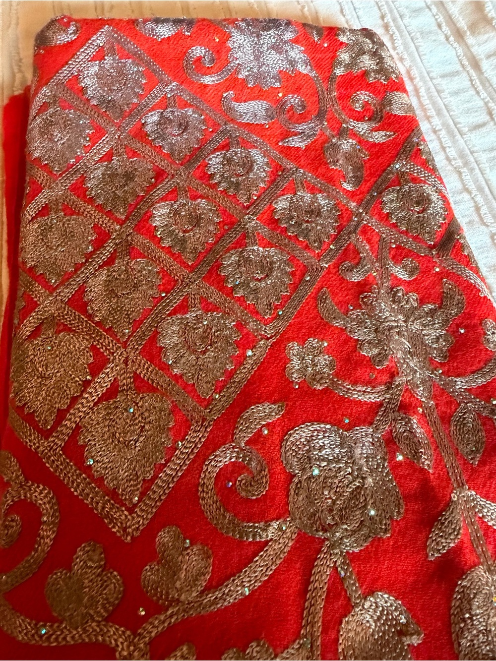 Jacquard Pashmina Style Shaw/Wrap/long scarf - Picture 6 of 7